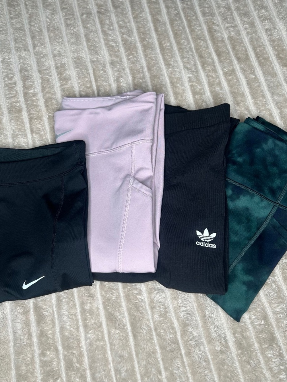 Nike Adidas Victorias Secret Womens Athletic Leggings Bundle Of 4 Size M